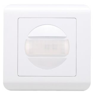 DETECTEUR ENCASTRE MURAL - IP20 - 9 METRES - MAX 150W LED