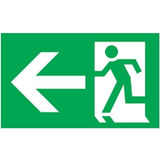PICTOGRAMME "FLECHE GAUCHE" POUR BLOC SECOURS SMART PSL