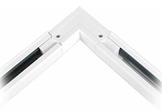 COUDE 90° POUR RAIL BLANC