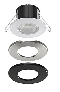COLLERETTE NOIRE POUR SPOT QUARTZ 6W 3CCT