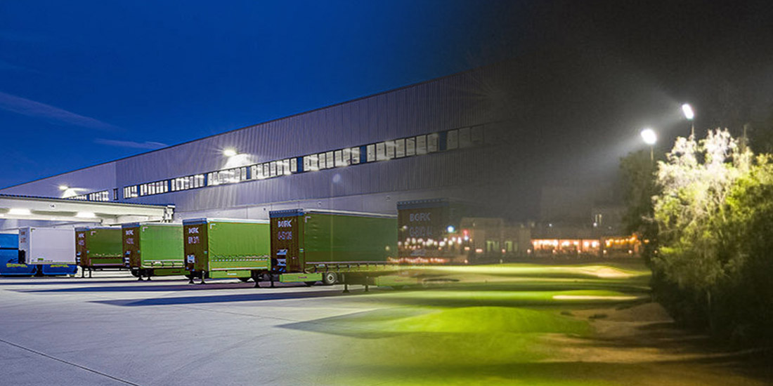 Eclairage professionnel extérieur